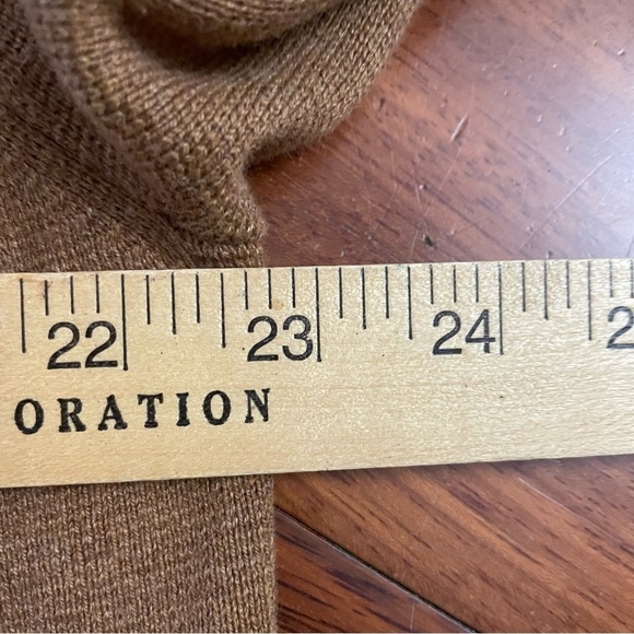 J Crew Vanessa Long Cardigan Sweater Jacket Brown Camel Women's Sz S B27 - Picture 11 of 11